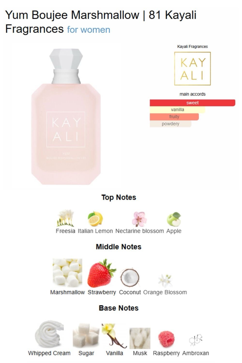 KAYALI Yum Boujee Marshmallow 81 Eau de Parfum