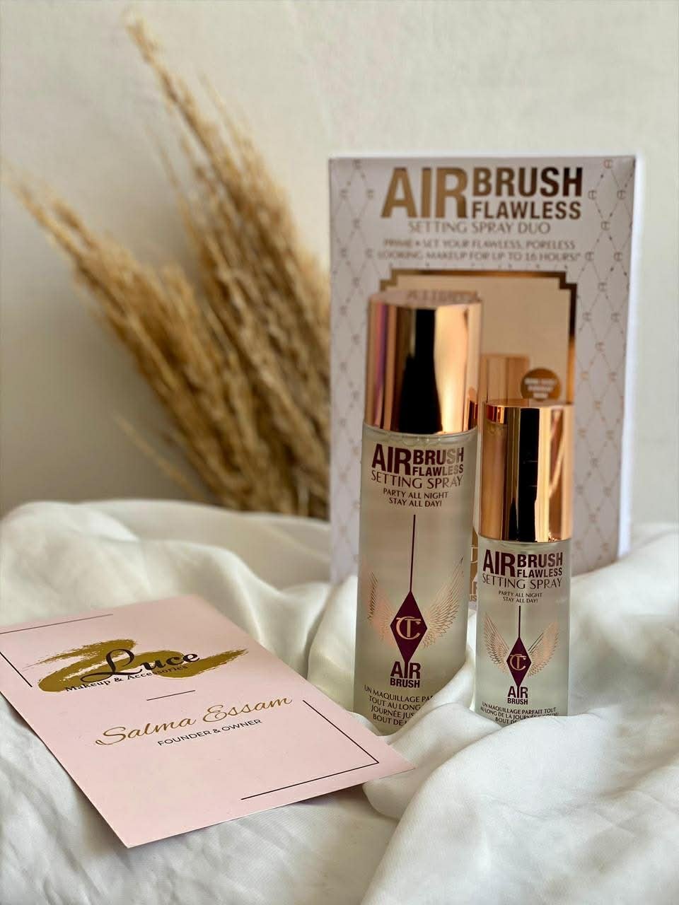 AIR BRUSH FLAWLESS SETTING SPRAY DUO