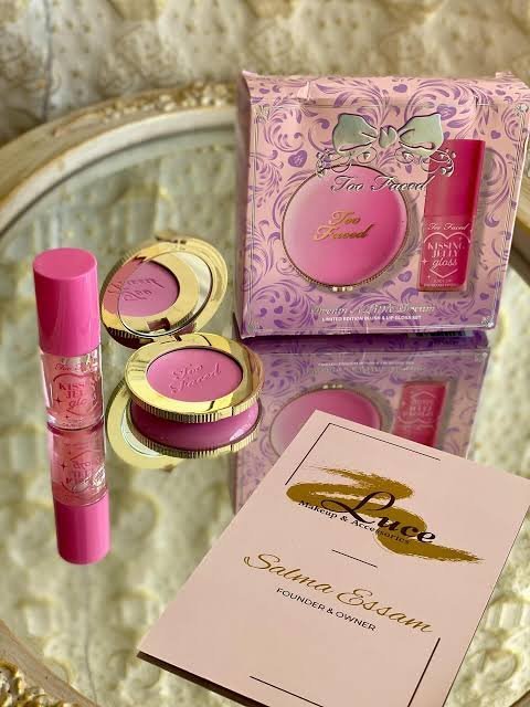 Too Faced Limited Edition Blush & Lip Gloss SET