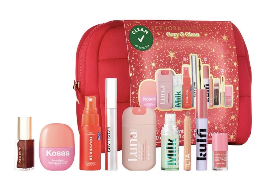 Sephora Favorites Cozy & Clean Makeup Value Set (9 products)
