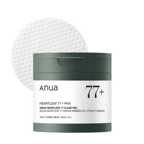 ANUA HEARTLEAF 77 + PHA TONER PAD