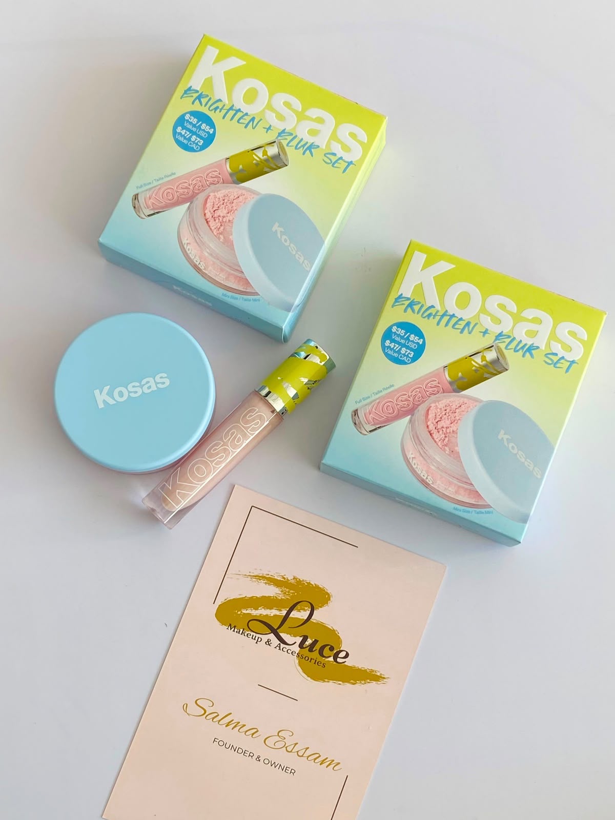 KOSAS BRIGHTEN + BLUR SET