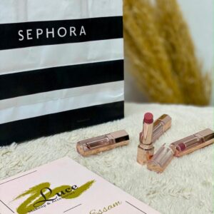 LANCÔME Butter glow LIP STICK shade 30lisa’s coral glow mini