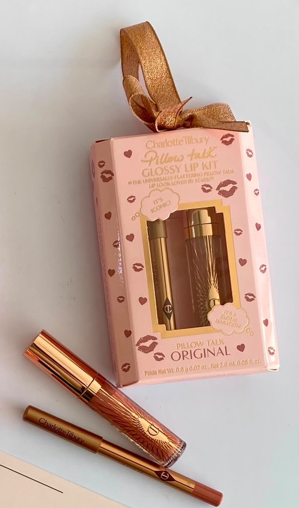 Charlotte Tilbury GLOOSY LIP KIT Shade PILLOW TALK
