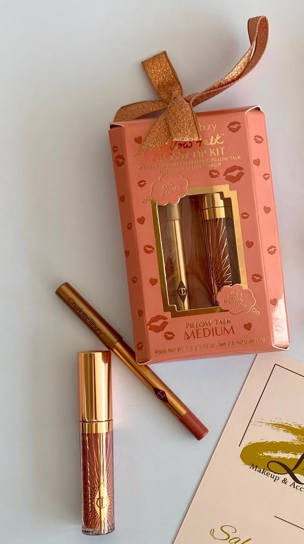 Charlotte Tilbury GLOSSY LIP KIT Shade Pillow talk medium