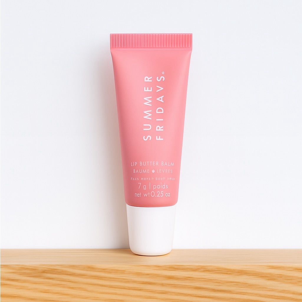 SUMMER FRIDAYS LIP BUTTER BALM shade pink suger mini