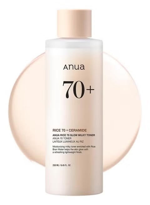 ANUA RICE 70+ GLOW MILKY TONER