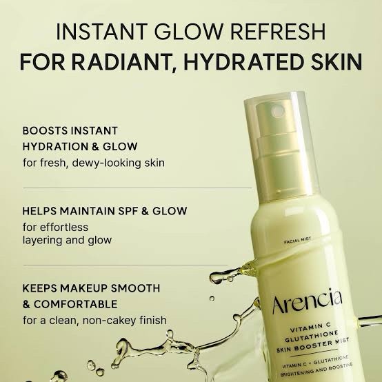 ARENCIA VITAMIN C GLUTATHIONE SKIN BOOSTER MIST
